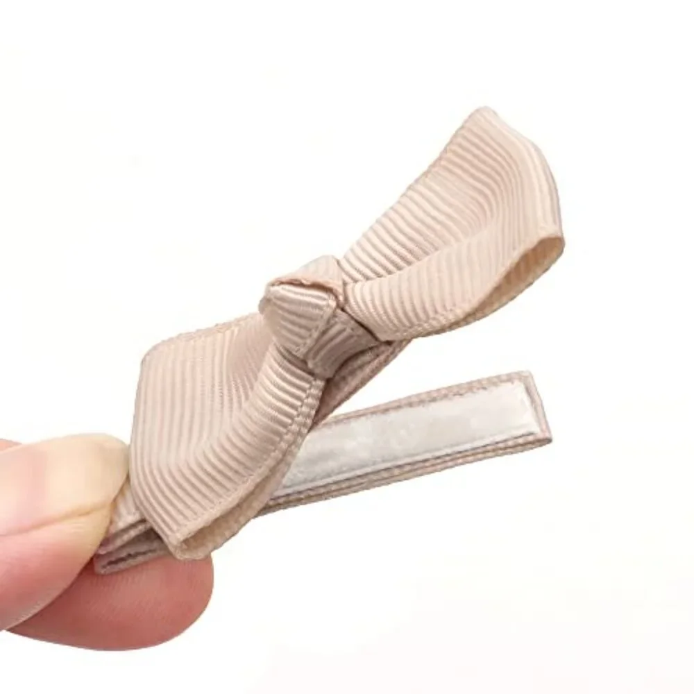 50PCS Baby Hair Clips Fully Lined Alligator Clips Tiny 2 Inch Bows